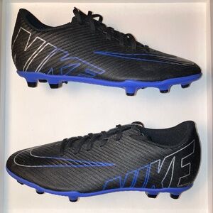 Nike Blue and Black Soccer Cleats